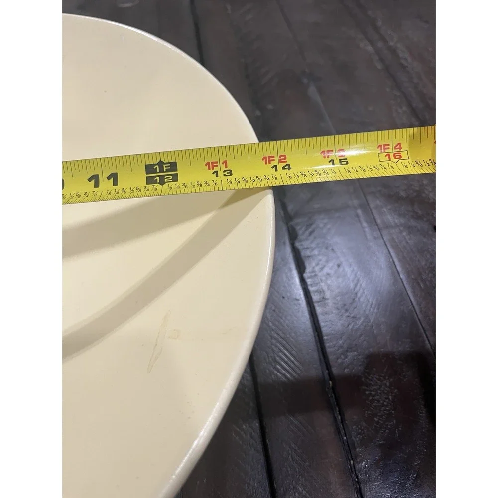 Vintage Haeger Pottery Bowl 3295 Soft Yellow Table‎ Fruit Bowl
